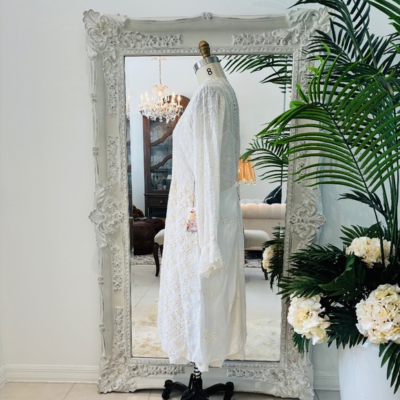 Johnny Was White Midi Dress - Picture 6 of 9